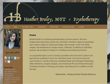Tablet Screenshot of heatherbraley.com